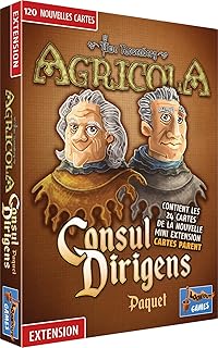 Asmodee - Agricola Consul Dirigens - Lookout Games - Rozszerzenie gier dla pracowników i zarządzania - Moduł nadrzędny - 12 lat - 1 do 4 graczy - 90 min - wersja francuska