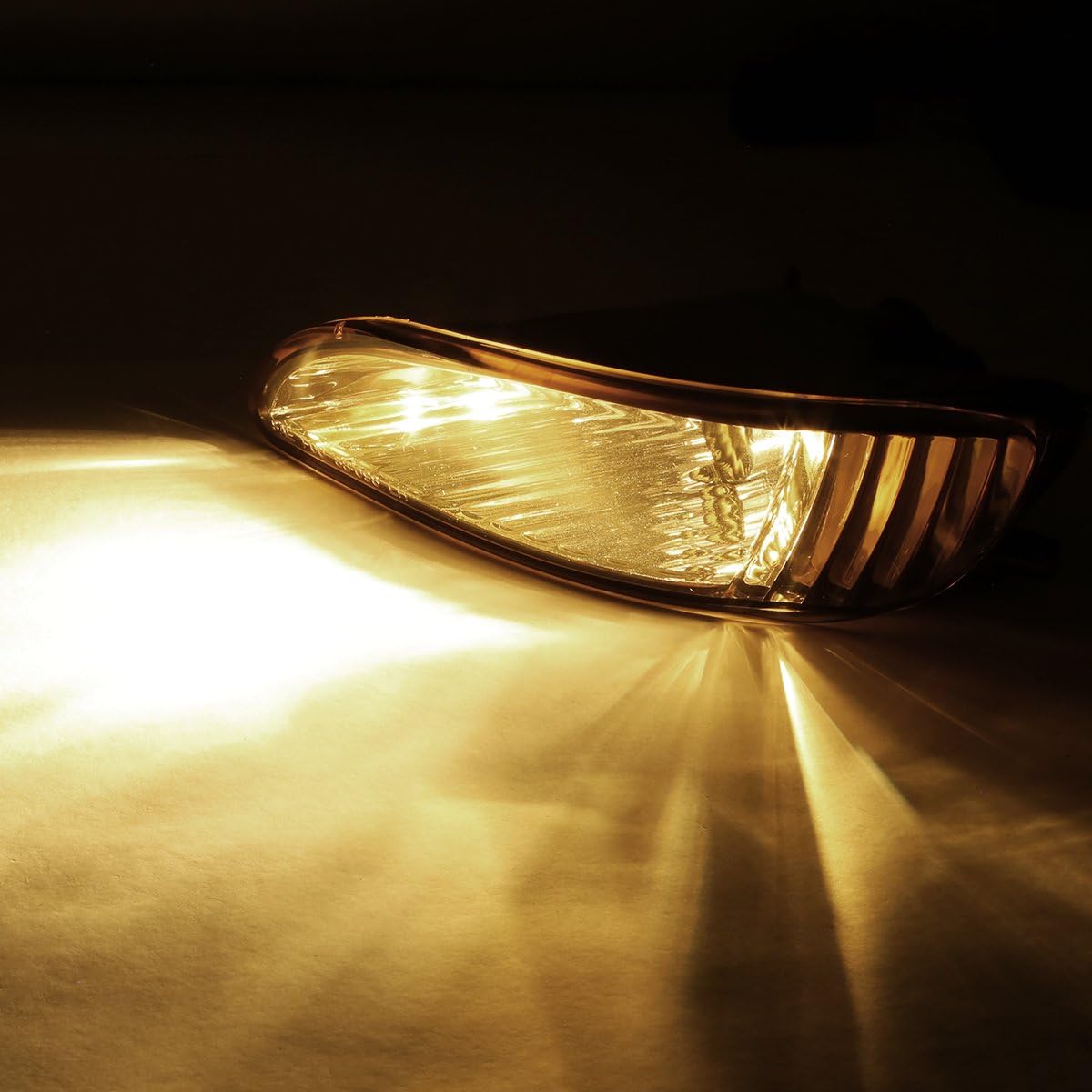 Auto Dynasty Fog Lights Assembly Compatible with 2004-2009 Lexus RX330 RX350, Fog Lamp Replacement with Wiring Kit and Switch, Driver Passenger Side, Smoked Lens