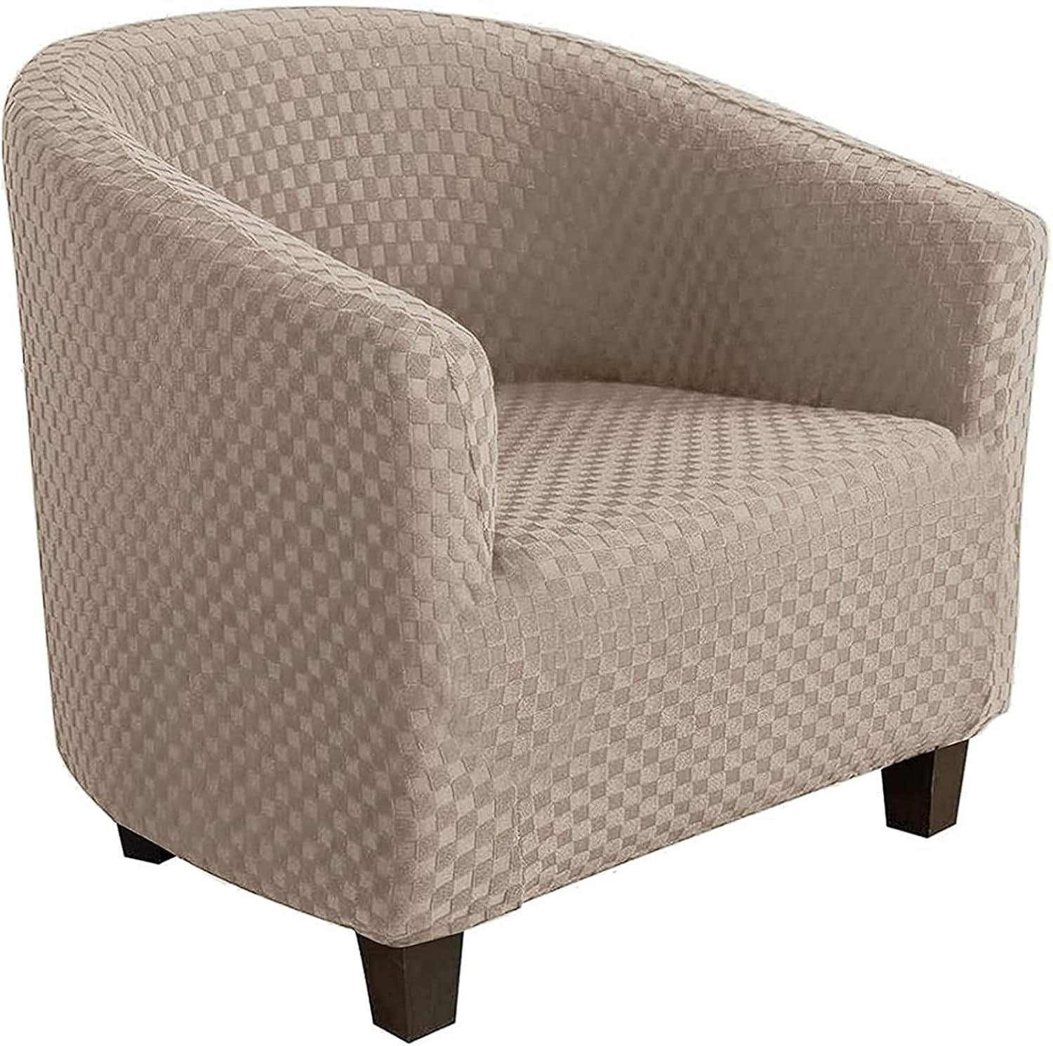 Tub Chair Covers, Washable Armchair Slipcover, Furniture Cover for Living Room and Reception, Durable and Stylish Protector for Bar Counter Tub Chairs