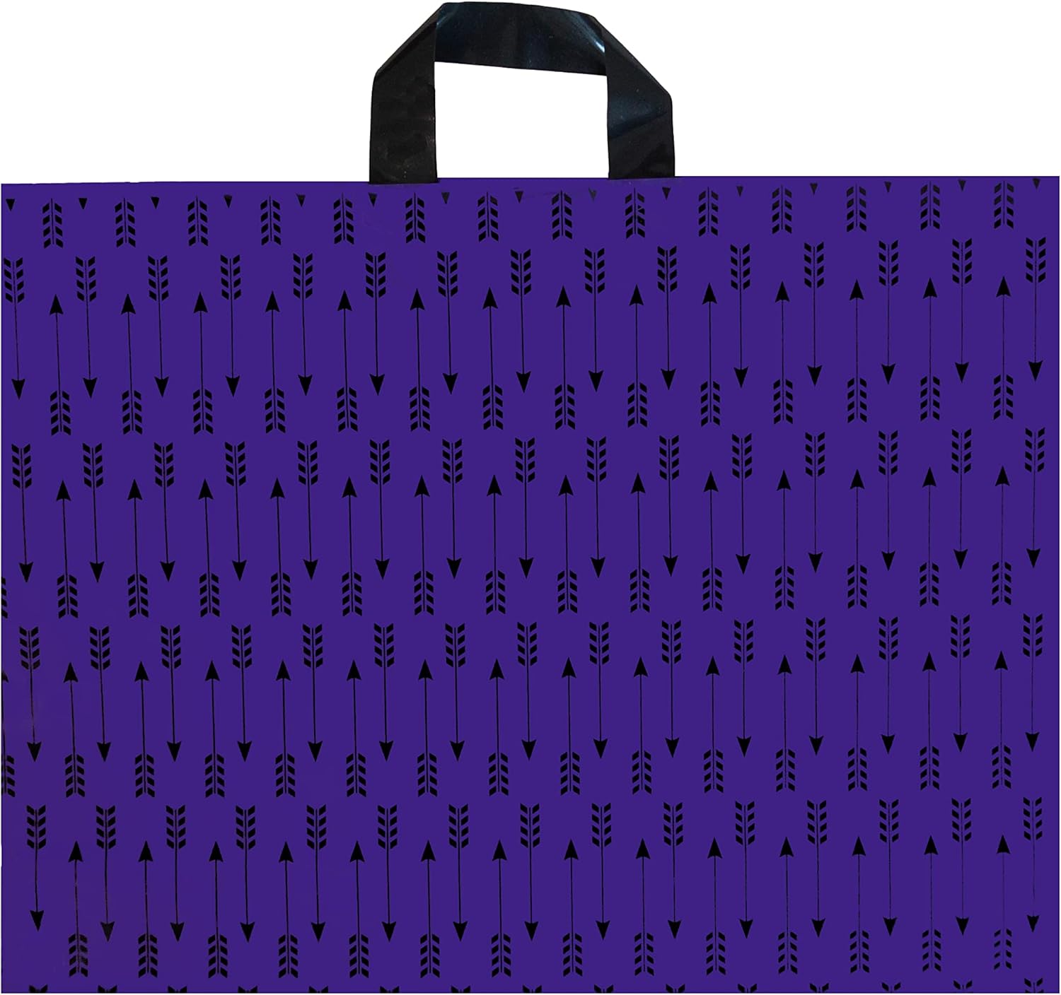 Infinite Pack Large Thank You Merchandise Bags w/Loop Handle, Glossy Boutique Bag, 3" Bottom Gusset & 3 Mil Thick