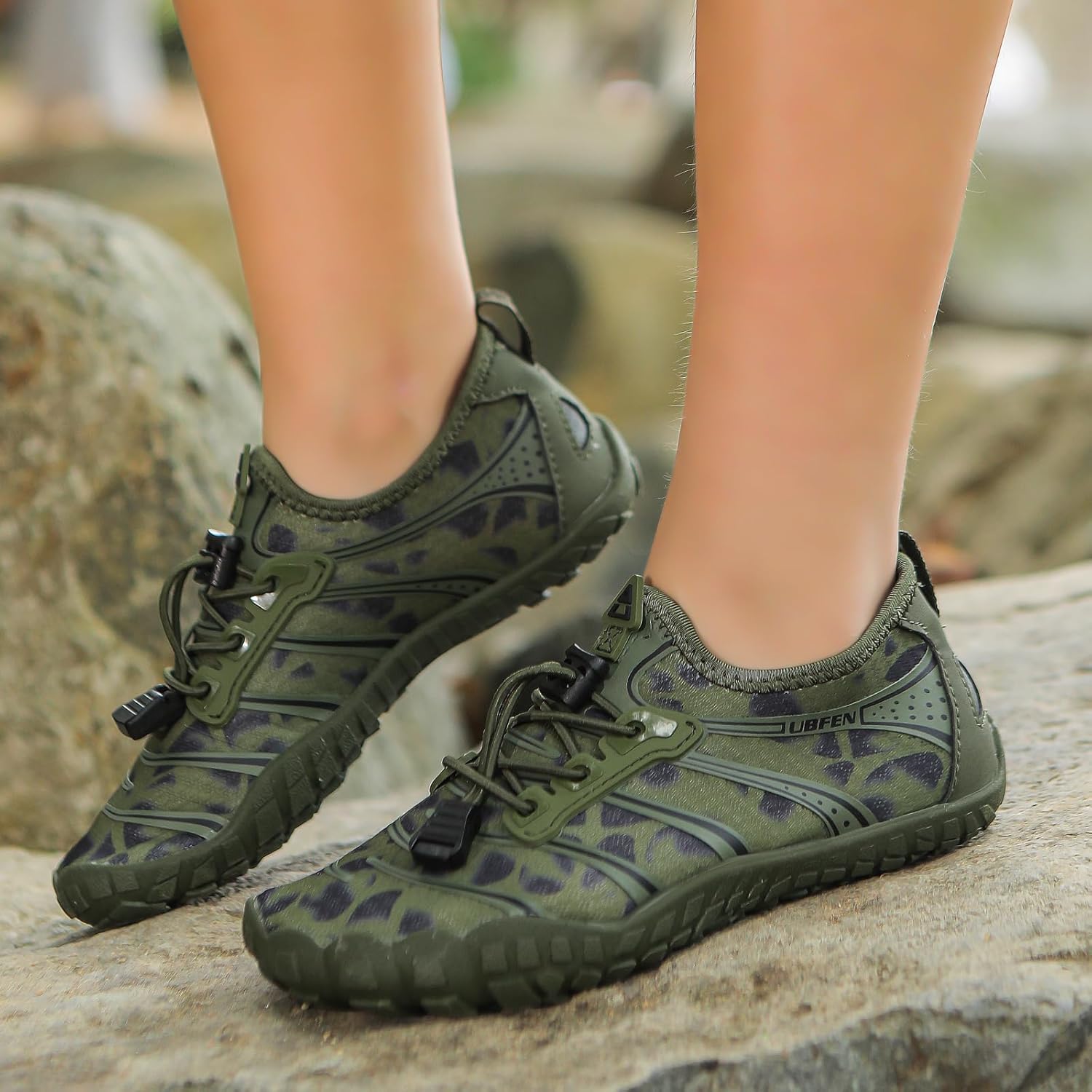 UBFEN Water Shoes for Kids Boys Girls Aqua Socks Barefoot Beach Sports Swim Pool Quick Dry Lightweight Toddler Little Big Kid - Image 2