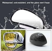 Vista 5 de Espejo de punto ciego, espejos retrovisores para automóvil, espejo auxiliar universal para automóvil, vidrio verdadero HD, espejo lateral auxiliar