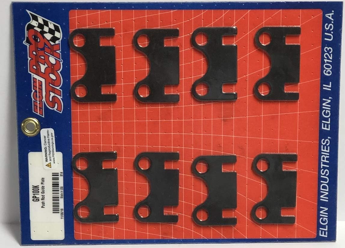 3/8" Rocker arm studs and flat guide plates kit compatible with SBC Chevy 400 383 350 327 305 283.