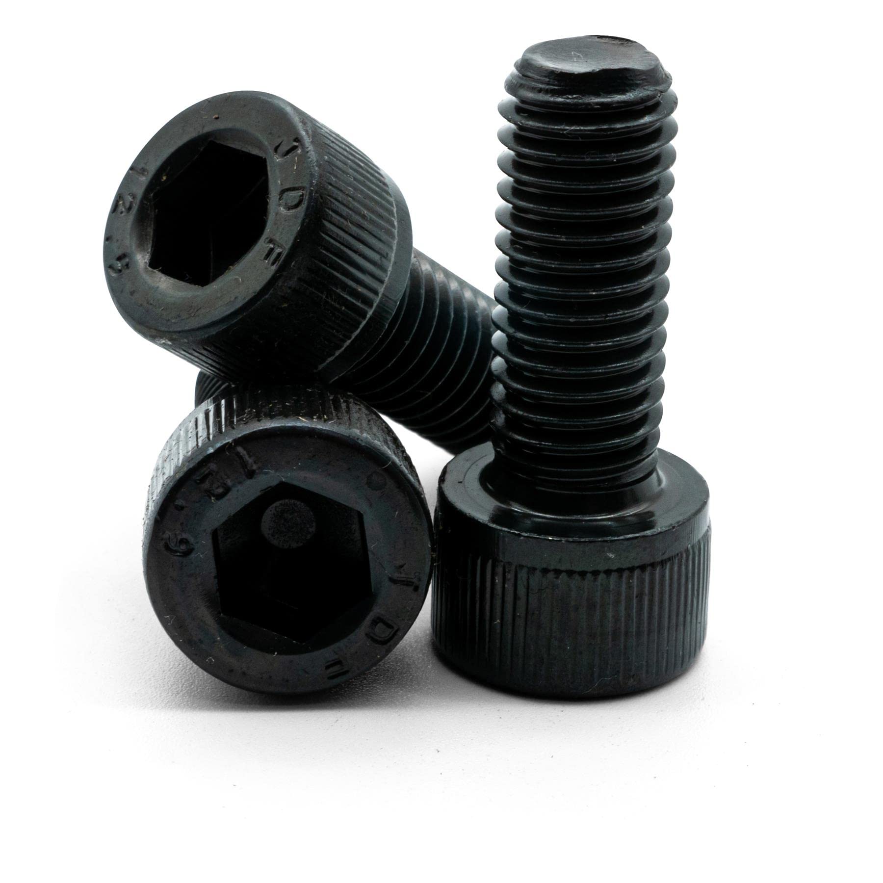 Hippo Hardware M5 (5mm X 14mm) Black Socket Cap Screws Self Colour 12.9 High Tensile Allen Bolt (Pack of 20)