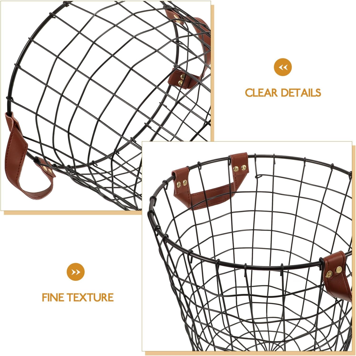 Luxshiny Outdoor Firewood Organizer Basket Firewood Carrier for Logging Camping and Barbecue Storage Portable Holder for Indoor and Outdoor Use