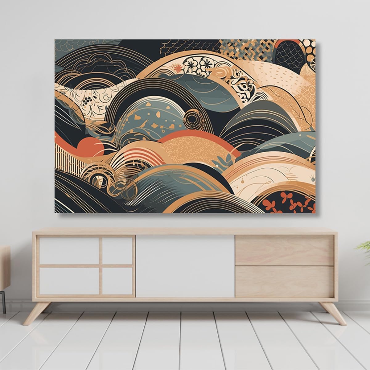 TV Covers TV Dust Cover Cloth TV Display Dust Cover Decorative Paintings TV Display Protectors Art TV Screen Dust Proof Protect TV Cover(Size:80IN(W187xH110CM),Color:A)