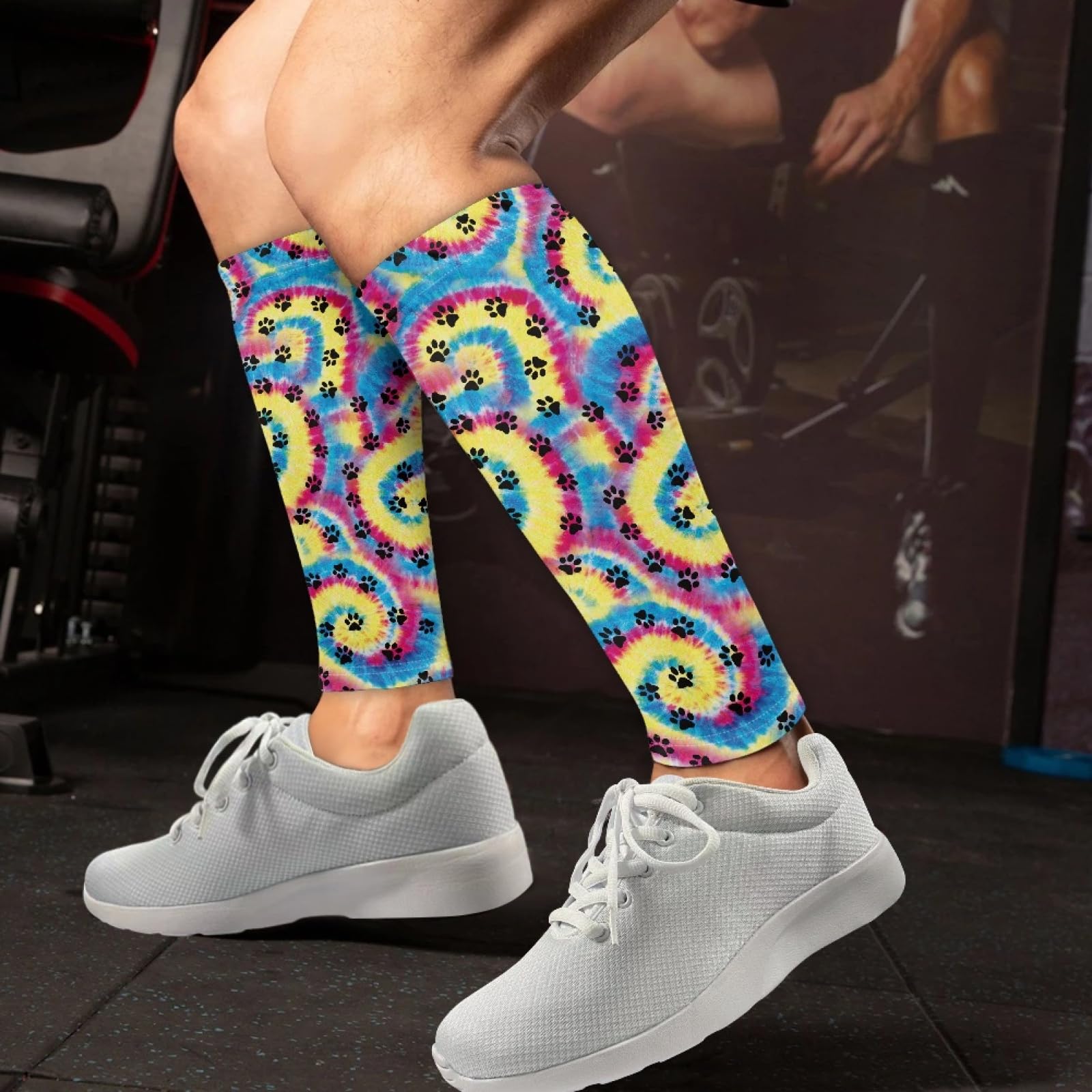 TOADDMOS Mushroom 1 Pair Calf Compression for Men Women Leg Sleeves and Shin Splints Support for Legs Pain Relief&Varicose Vein Treatment