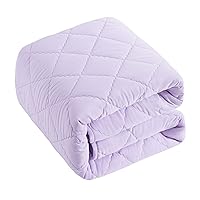 Vista 9 de BEDSUM Edredón 100% de microfibra cepillada para niños pequeños, ultrasuave, ligero y cálido, transpirable, manta acolchada para cuna