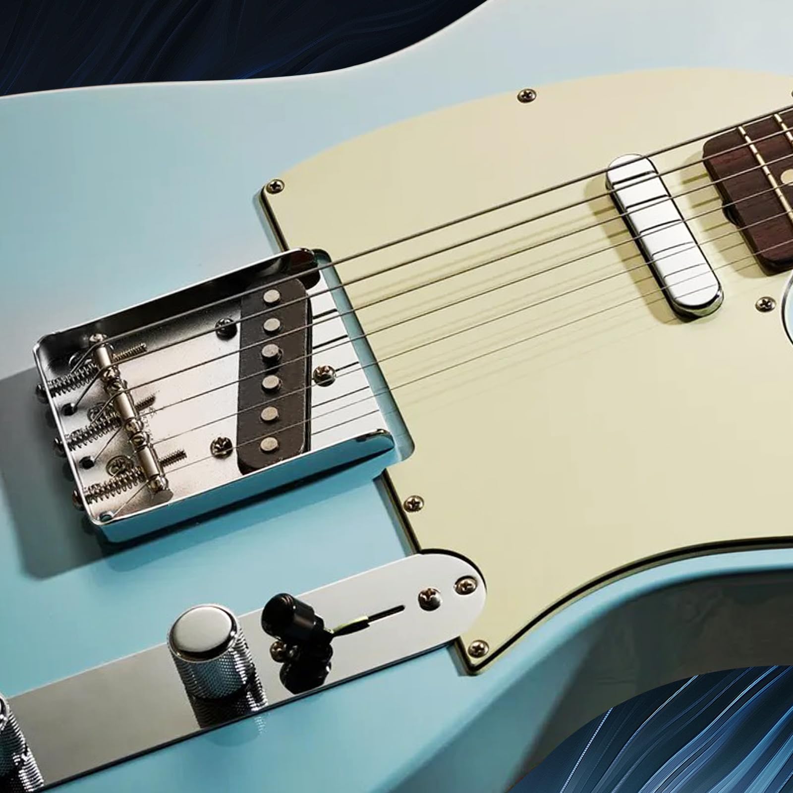 Amazon.co.jp: Phrilam Vintage Alnico 5 Twangt Bridge シングル