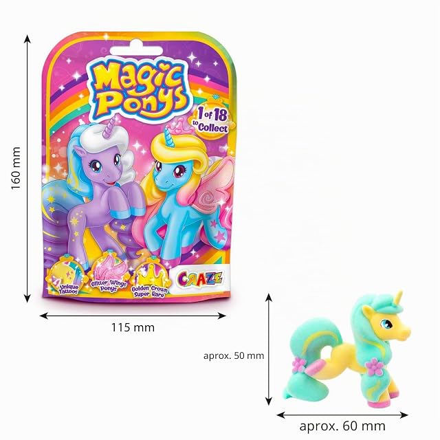 Foto 5 de 6 de Craze Magic Ponys - Figuras Sorpresa de Ponis Coleccionables