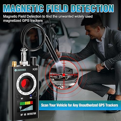 Miniatura 4 de JMDHKK Detectores de cámara oculta - Detector de errores profesional, escáner RF - Localizador GPS anti-espía para el hogar, oficina, seguridad