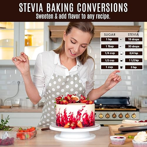 Miniatura 4 de Stevia Drops - Paquete de 3 sabores de Stevia Drops de chocolate oscuro, vainilla y caramelo Stevia Select Keto sin azúcar (3)