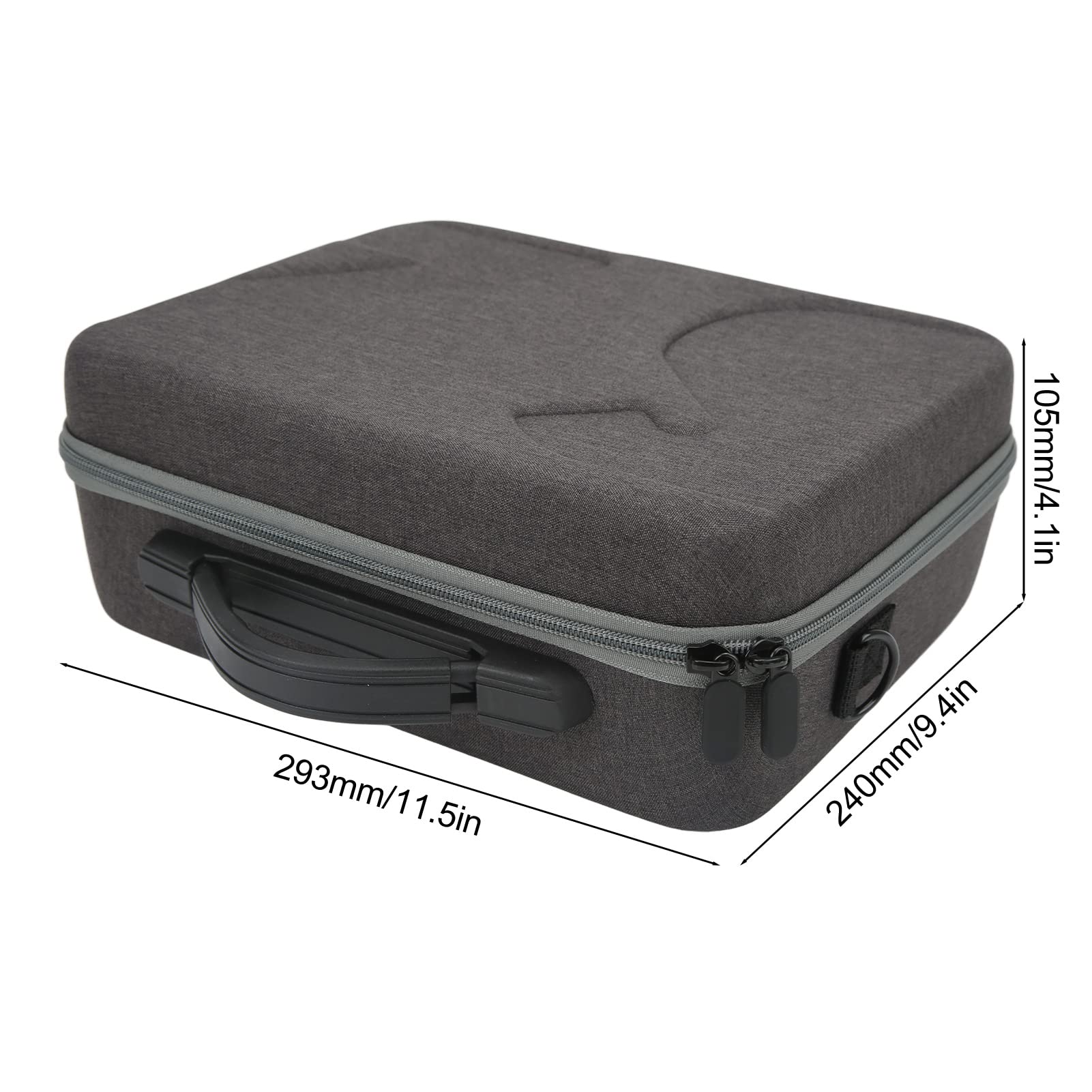 Changor Torba do Przechowywania Drona RC Wytrzymały, Twardy futerał do Przenoszenia na Mini 3 Pro z Regulowanym Paskiem na ramię Przenośny Schowek Podróżny 11,5 X 9,4 X 4,1 Cala