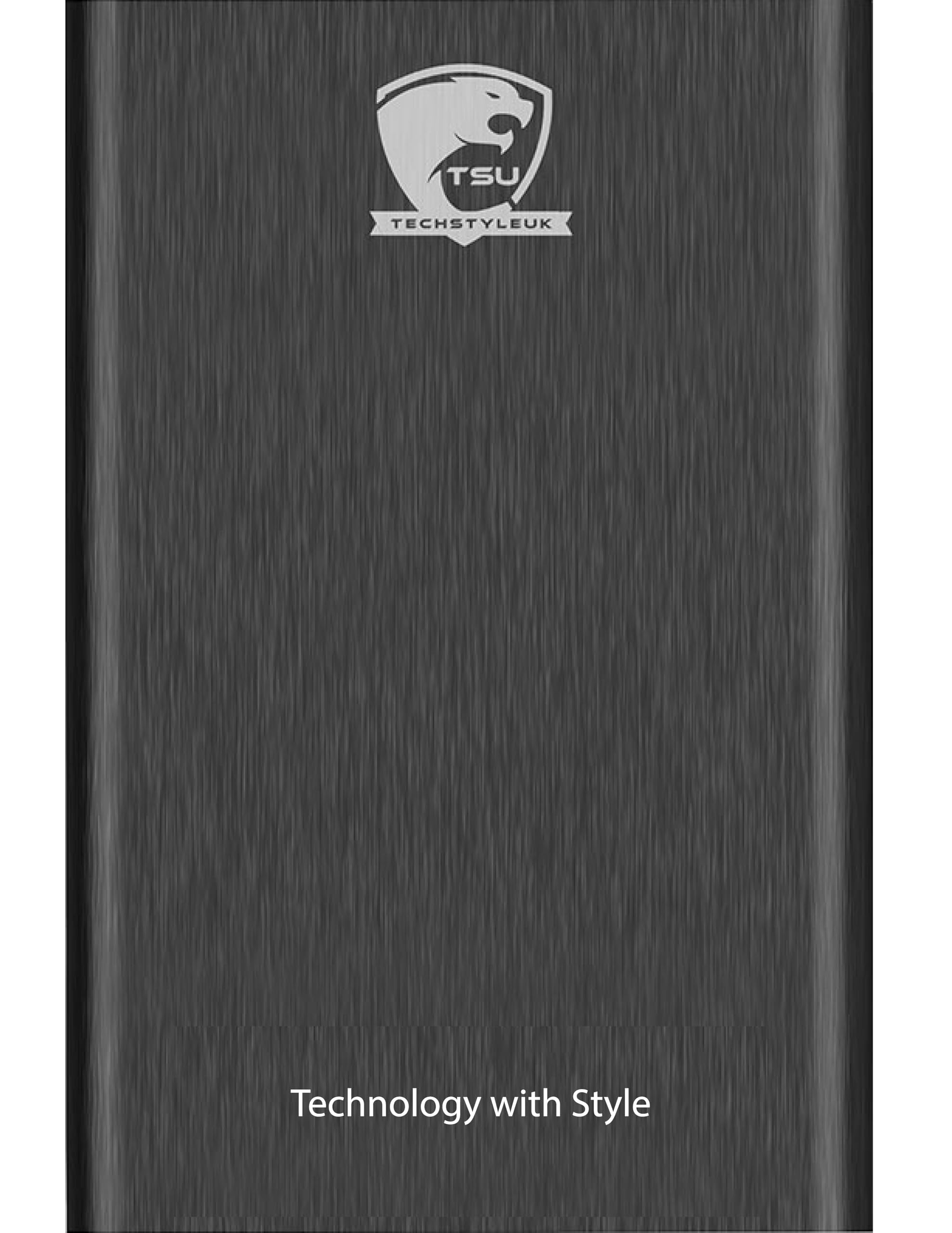 Hard disk esterno portatile sottile, da USB 3.0 a tipo C, ad alta velocità, compatibile con Windows, Mac, laptop, PC, desktop, PS4, Xbox, backup per dati, film, giochi e foto, colore nero, 500 GB