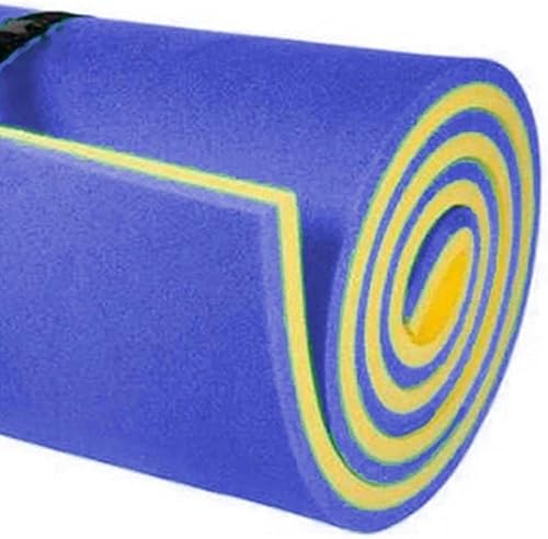 Miniatura 6 de Flotador de agua flotante para tumbona, almohadilla no inflable, balsa flotante para piscina exterior para piscina, barco, adultos, azul y verde