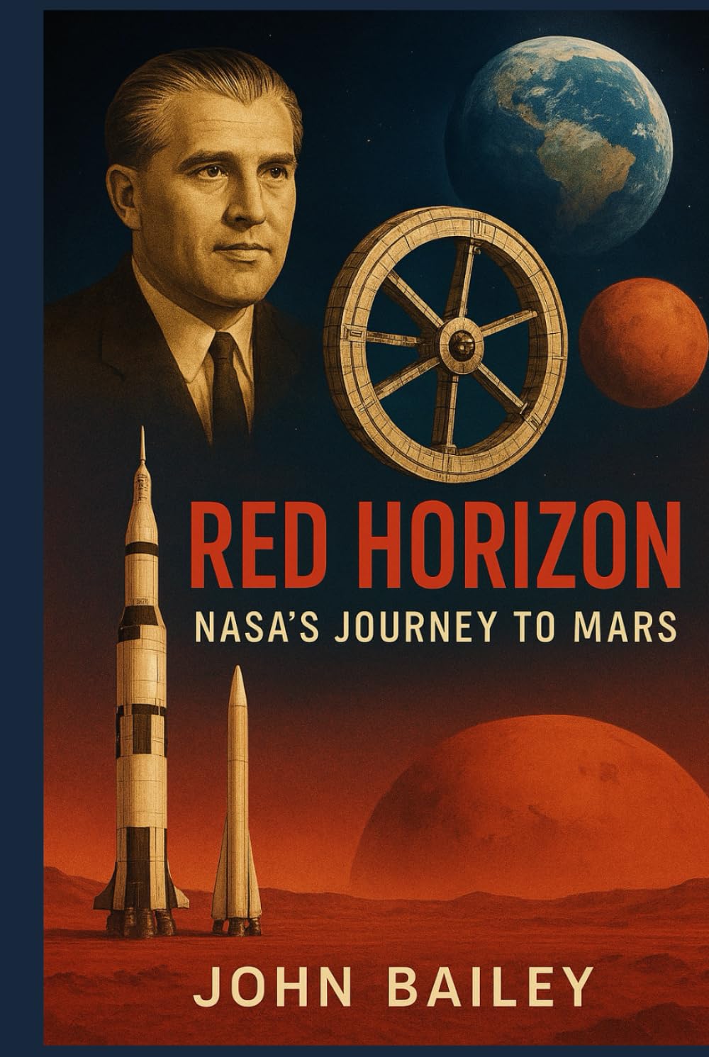 Red Horizon: NASA’s Journey to Mars: From Wernher von Braun’s Vision to the Artemis–to–Mars Roadmap (Space Stations)