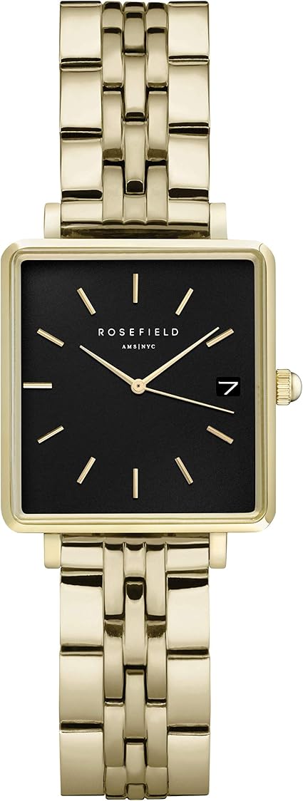 Rosefield Orologio Analogico da Donna The Boxy XS - Oro - ? 22 x 24 mm :  Amazon.it: Orologi