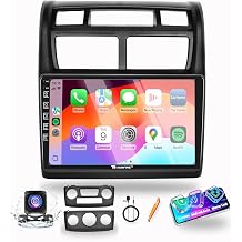 for Kia Sportage 2005-2010 Car CarPlay Android Auto Navigation Stereo GPS Radio Reverse Camera Display 9" IPS Touchscreen Headunit Tablet Pad Media Player, if Applicable Quad Core 2G+64G Black