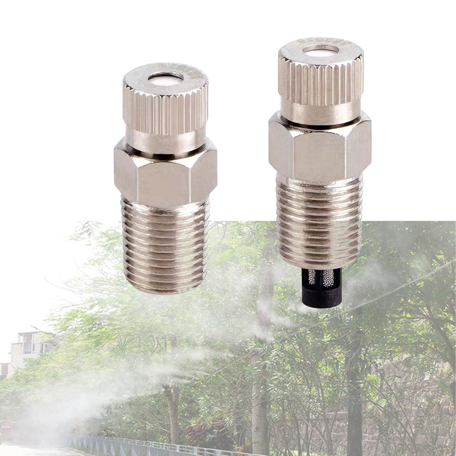 Buses de brumisation jardin en laiton 0.15mm buse atomisation haute pression serre x50