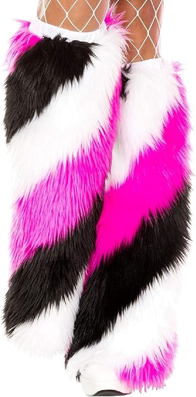 furry leg warmers amazon