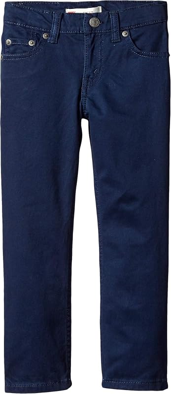 Levi's Pantalones cepillados suaves y ajustados para niño