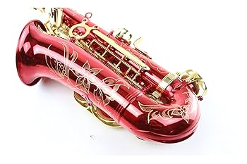 Amazon.co.jp: LANGLIE EbTuneアルトサックスブライトレッド