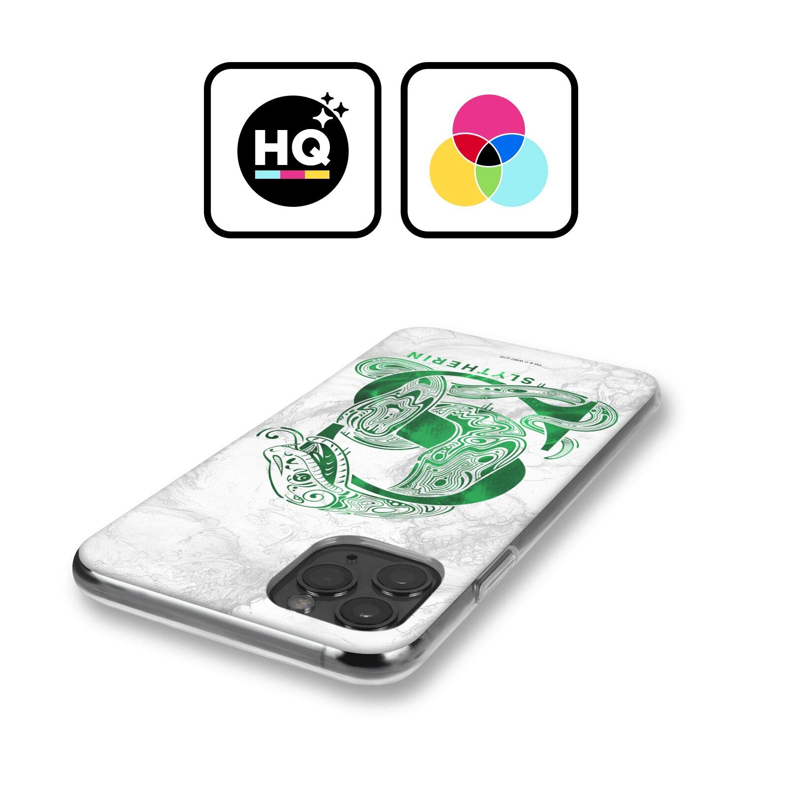 Head Case Designs Licenza Ufficiale Harry Potter Slytherin Deathly Hallows XIV Custodia in Gel [Protezione di Grado Militare] Compatibile con Samsung Galaxy S21 5G E Compatibile con MagSafe