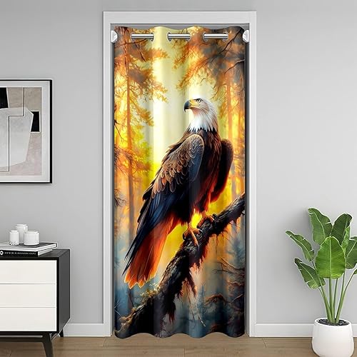 Miniatura 23 de Manfei Cortina de puerta musical negra con notas musicales para puerta de armario, cortinas opacas para puerta de armario, cortinas opacas para