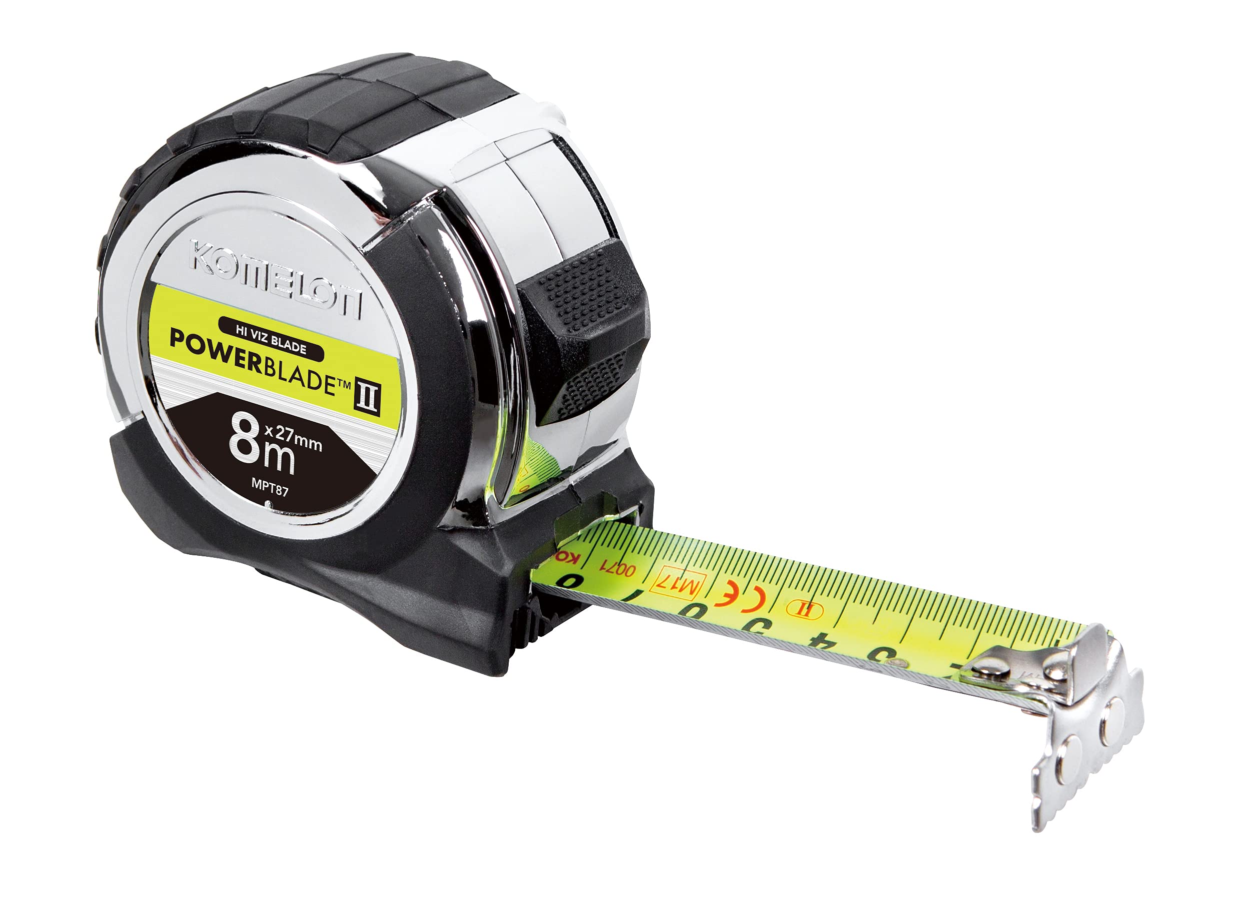 Komelon Black Mpt87m Powerblade 8M Pocket Tape,