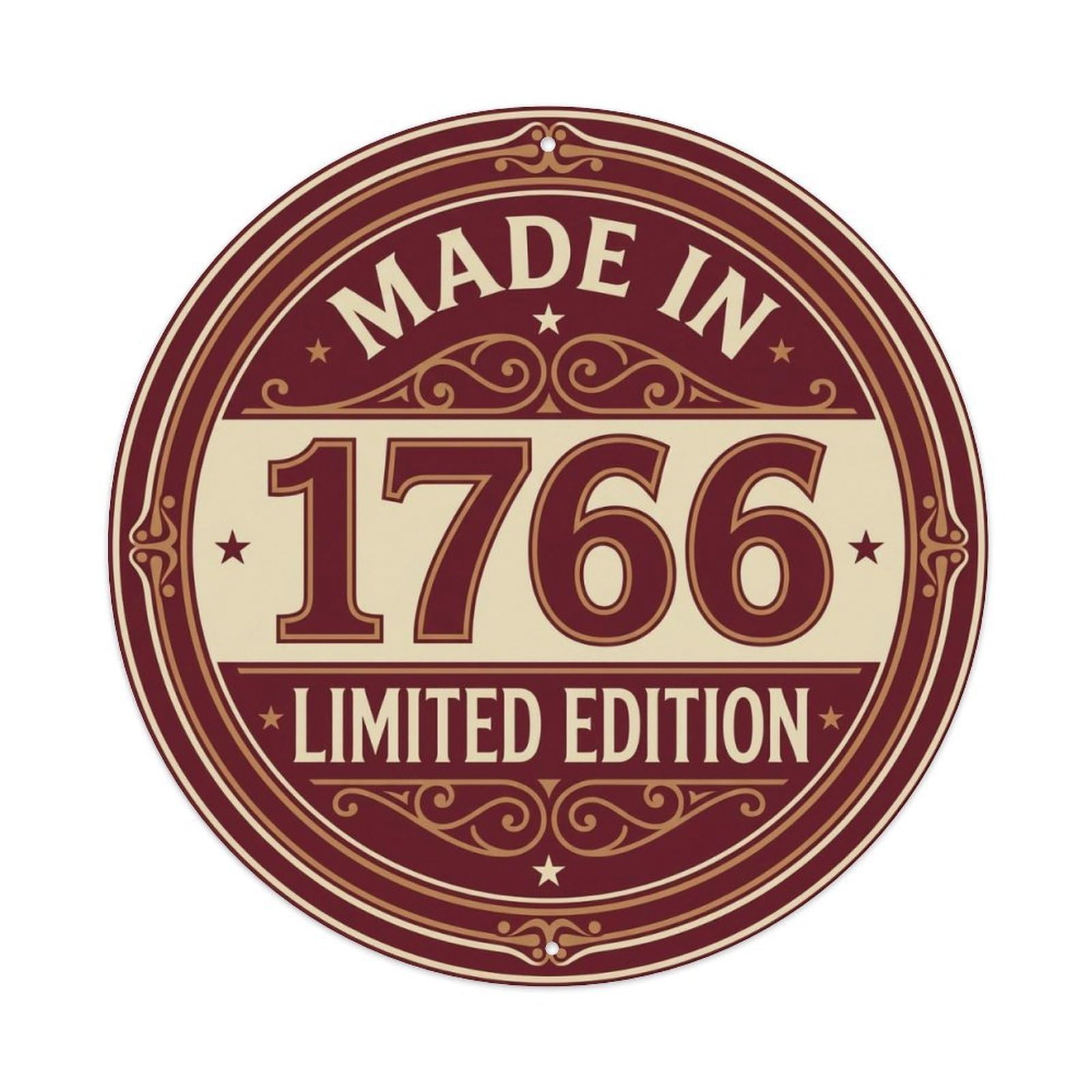 Okahys 8X8inch(20X20cm) Made In 1766 Limited Edition Metal Tin Sign