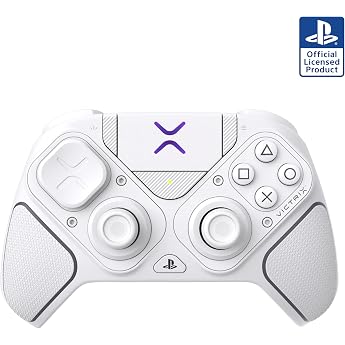 Turtle Beach Victrix Pro BFG Reloaded kabelloser Gaming-Controller f&uuml;r PS5 | White PS5/PS4/PlayStation/PC Modular Fightpad Mo