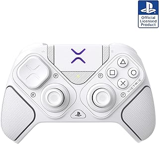 Turtle Beach Victrix Pro BFG Reloaded Blanc PlayStation Manette de gaming modulaire sans fil w/Bluetooth, module Fightpad …