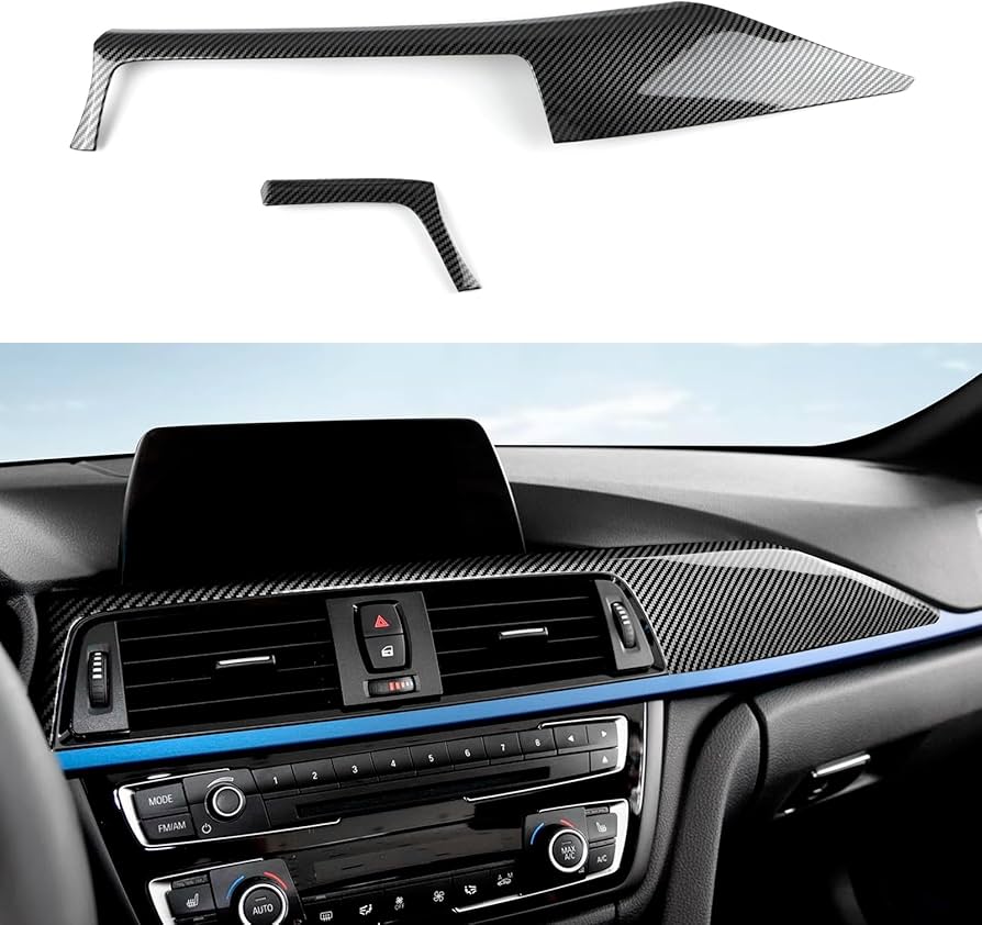 Amazon.com: FEXIDA for BMW F30 Dashboard Panel Cover, ABS Carbon