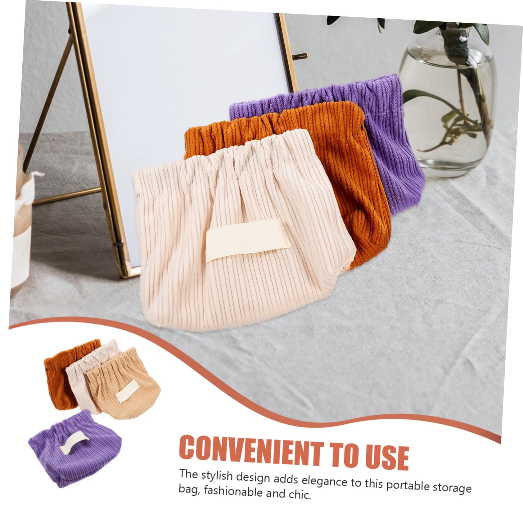 Didiseaon 12pezzi Pochette Per Portatile Borse Cosmetiche Per Viaggio Organizer Per e Piccole Colori Bianco