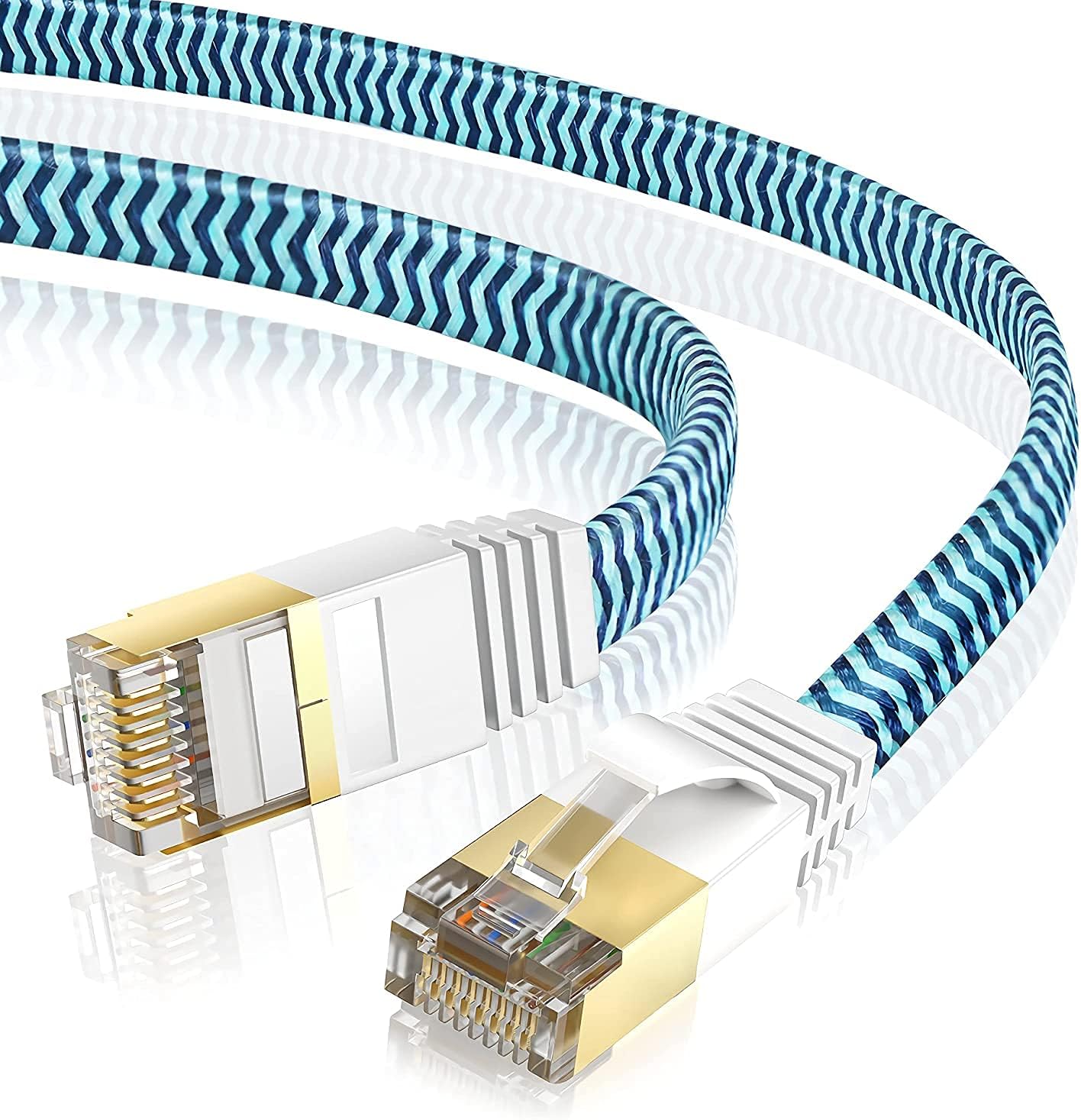 LANケーブル CAT7 3M メッシュ