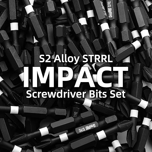 Miniatura 7 de GrenPRO Phillips - Juego de 10 puntas de destornillador magnético Phillips, juego de puntas de destornillador PH2 resistentes a impactos de 2