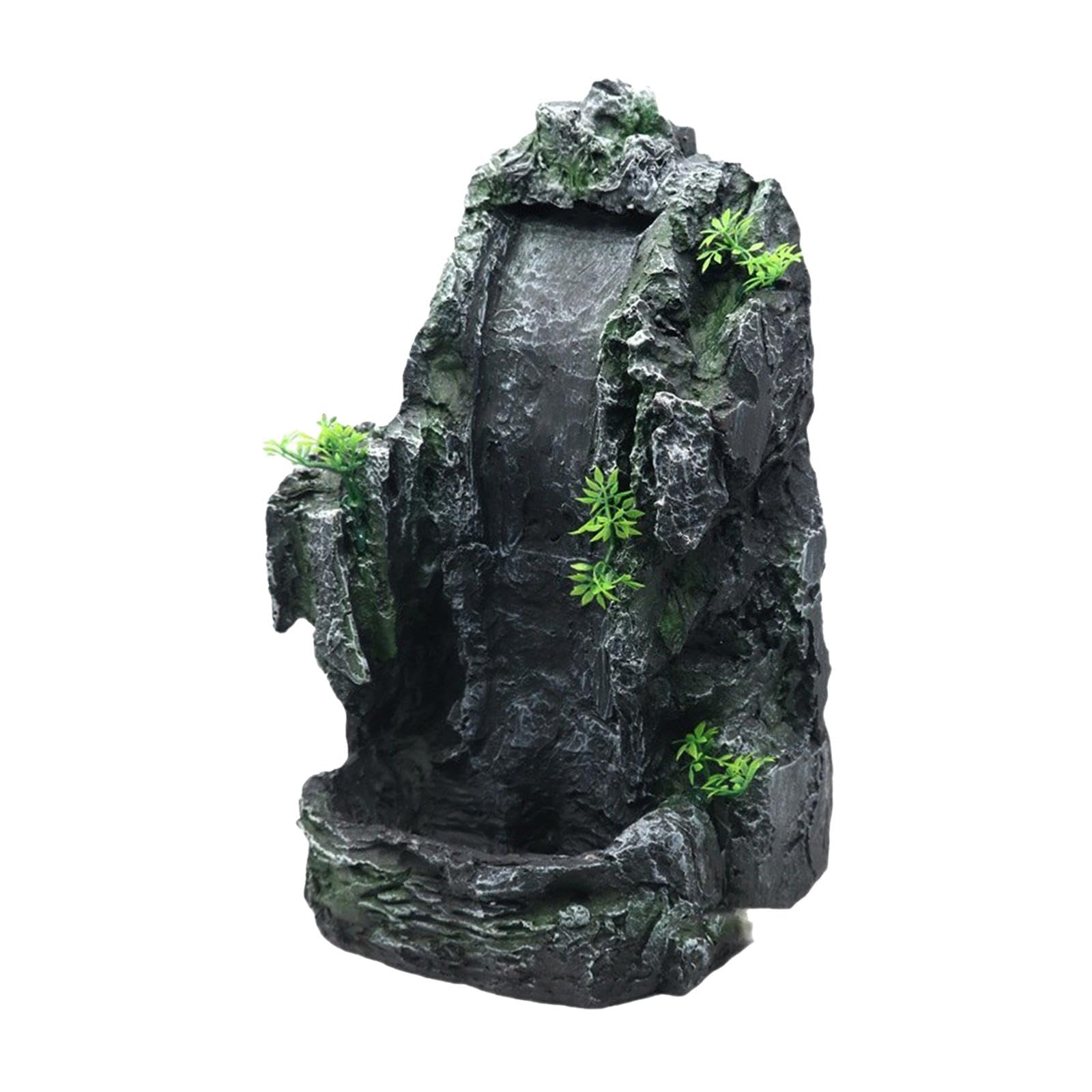 Aquarium Dekoration: Wasserfall, Schildkröte