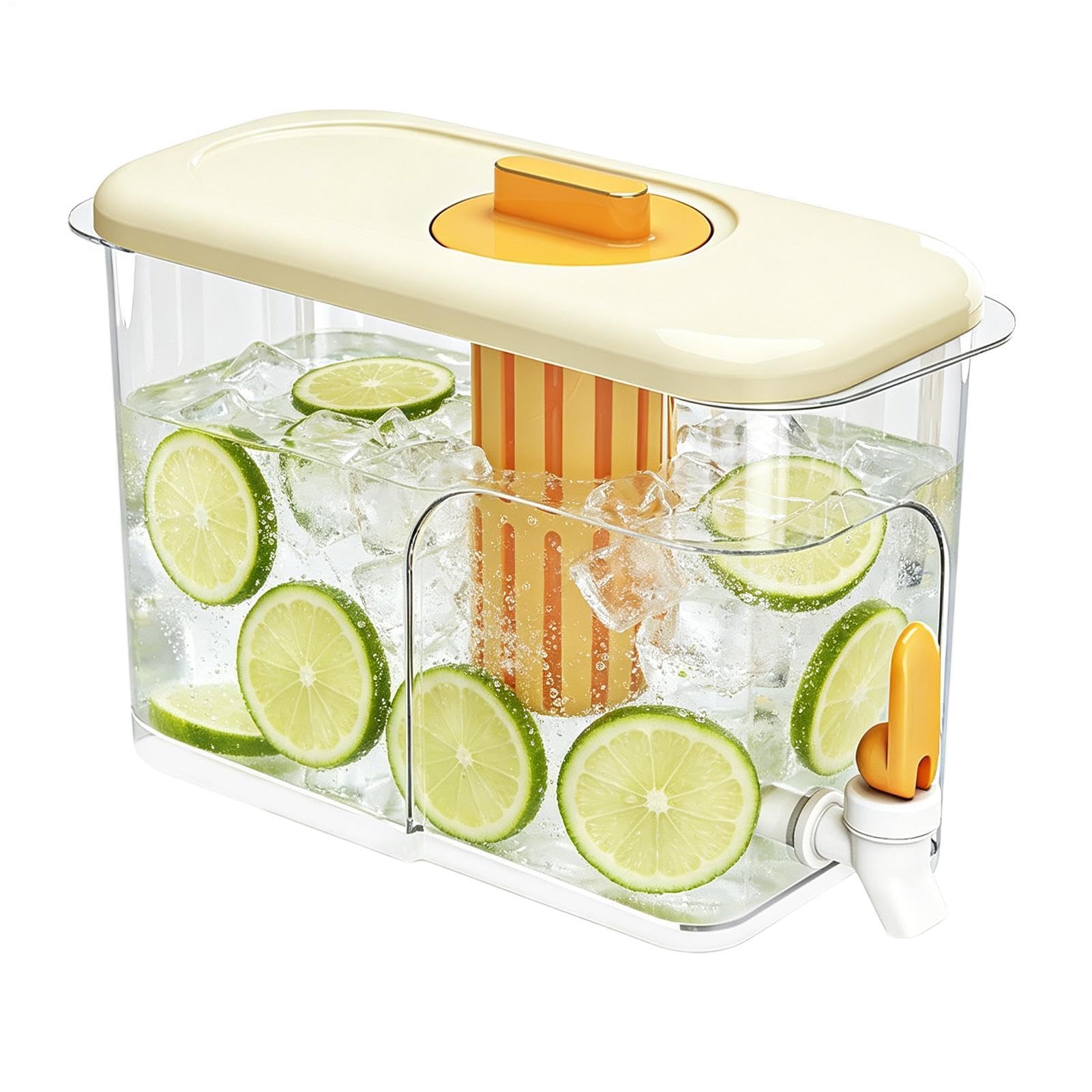 Distributeur de boissons pour réfrigérateur avec robinet doseur et réservoir scellé compact