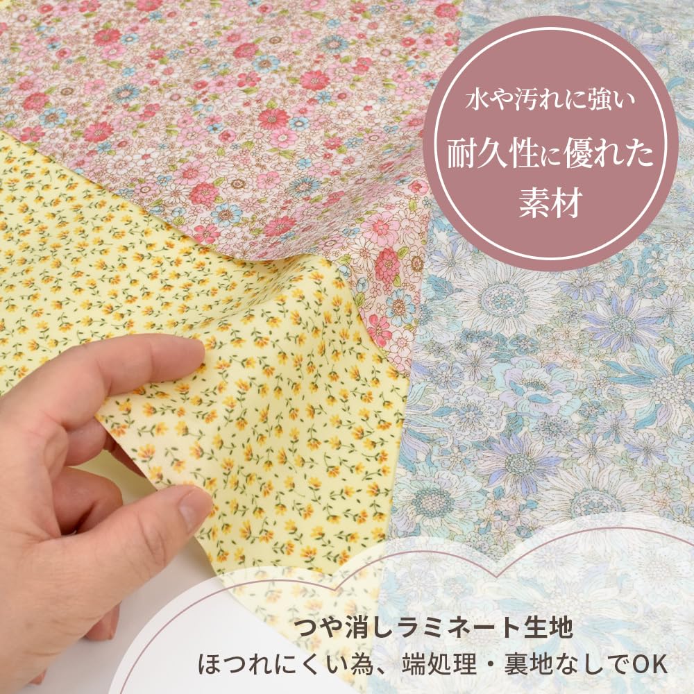 ☘️ピンクの小花たち☘️伸縮性あり《ニット》☘️綿・カットクロス ☘️ピンクの小花たち☘️伸縮性あり《ニット》☘️綿・カットクロス