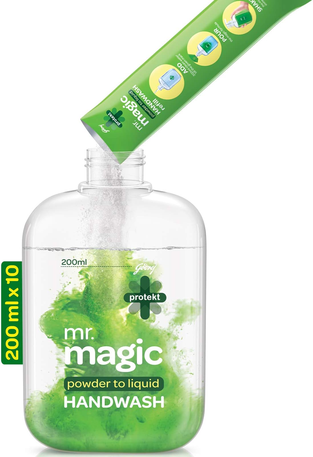Godrej Protekt Mr magic handwash 9g refill Pack of 10
