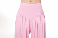 Vista 15 de Pantalones de algodón para mujer, elásticos, suaves, para yoga, deportes Gris