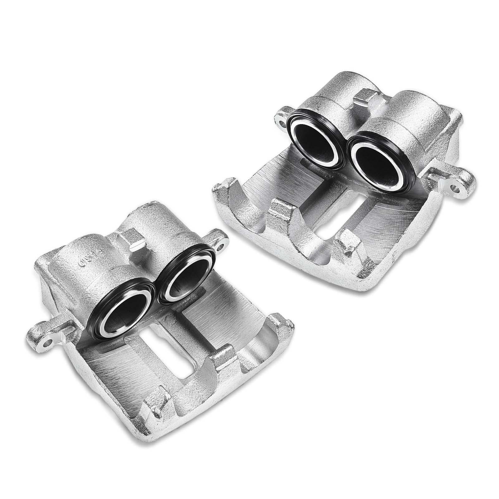 Frankberg 2x Brake Caliper Front axle Left Right Compatible with Discovery II L318 LT 1998-2004 R.a.n.g.e R.o.v.e.r II LP 1994-2002 Replace# STC1916