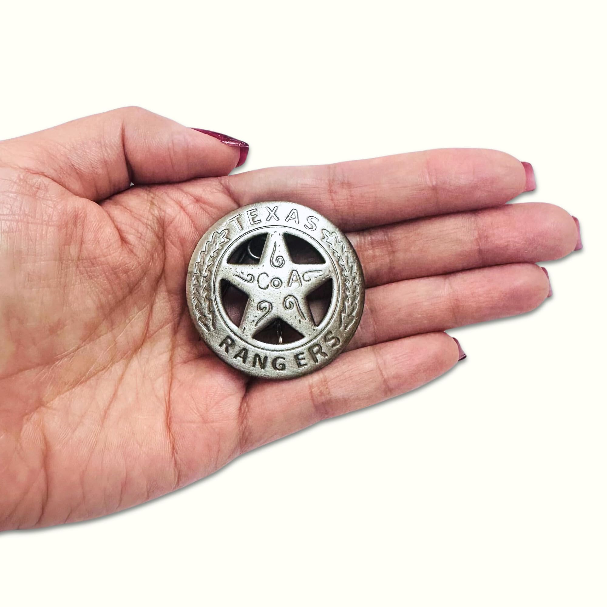 Denix Old West Era Texas Ranger Replica Badge - Image 3