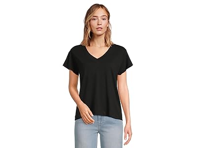 Lilla P Relaxed Short Sleeve V-Neck T-Shirts Women