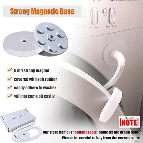 Miniatura 3 de Soporte de puerta de lavadora y tapón para lavadora de carga frontal, soporte de puerta extraíble para lavadora, tapón flexible de puerta de