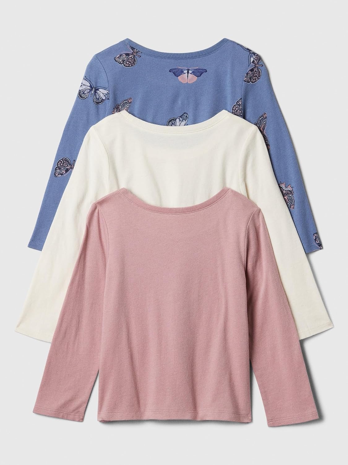 Gap Baby Girls' 3 Pack Long Sleeve Top