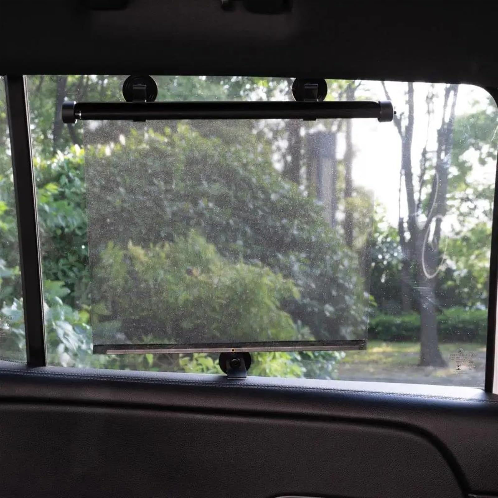 Cortinilla Ventana Coche Parasol Enrollable Universal para Coche, Parasol Retráctil para Ventana, Cortina Universal, Bloque Antideslumbrante, Anti-UV con Ventosas Parasoles De Coche
