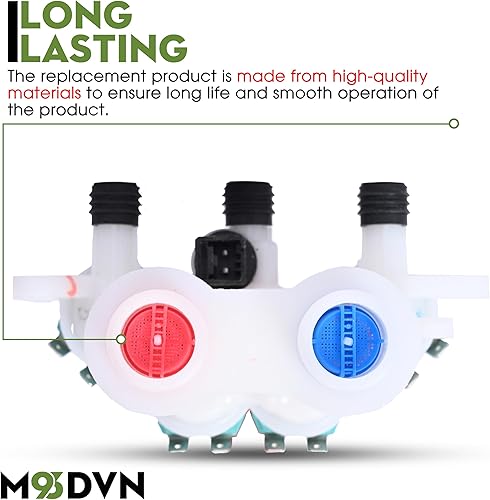 Miniatura 3 de Reemplazo de la válvula de entrada de agua para Maytag MVWB765FW3 MVWB835DW2 MVWB835DW0 MVWB835DW3 MVWB766FW1 MVWB835DC5 MVWB835DC3 MVWB765FW4
