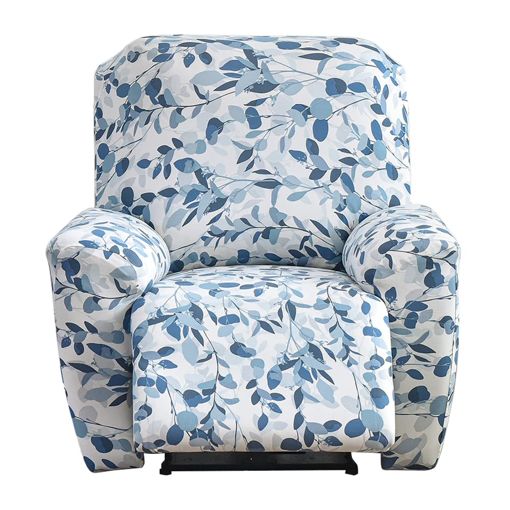 WJHDWYD Recliner Sofa Cover Stretch Cover for Lounge Chair 4 Pieces Stretch Cover for Recliner, Massage Chair(Otoño Simple)