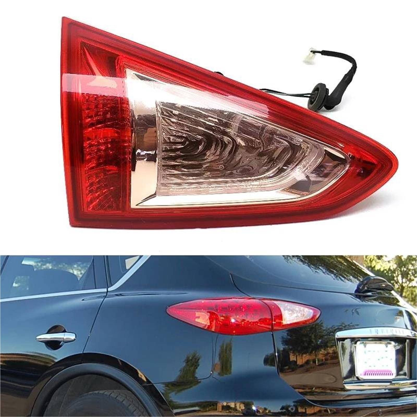 Conjunto De Luces Traseras Interiores Para Coche Con Luces Freno Direccionales Para Infiniti EX35 EX37 QX50(Left+Right)